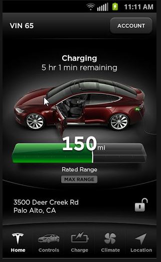 tesla app